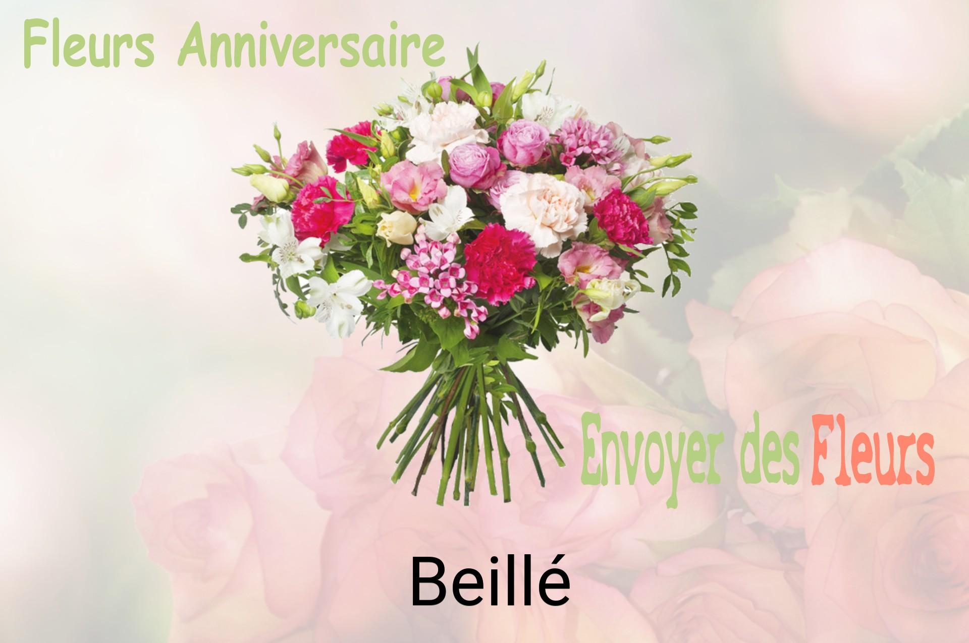 Bouquet de fleurs d’anniversaire livré à Beillé